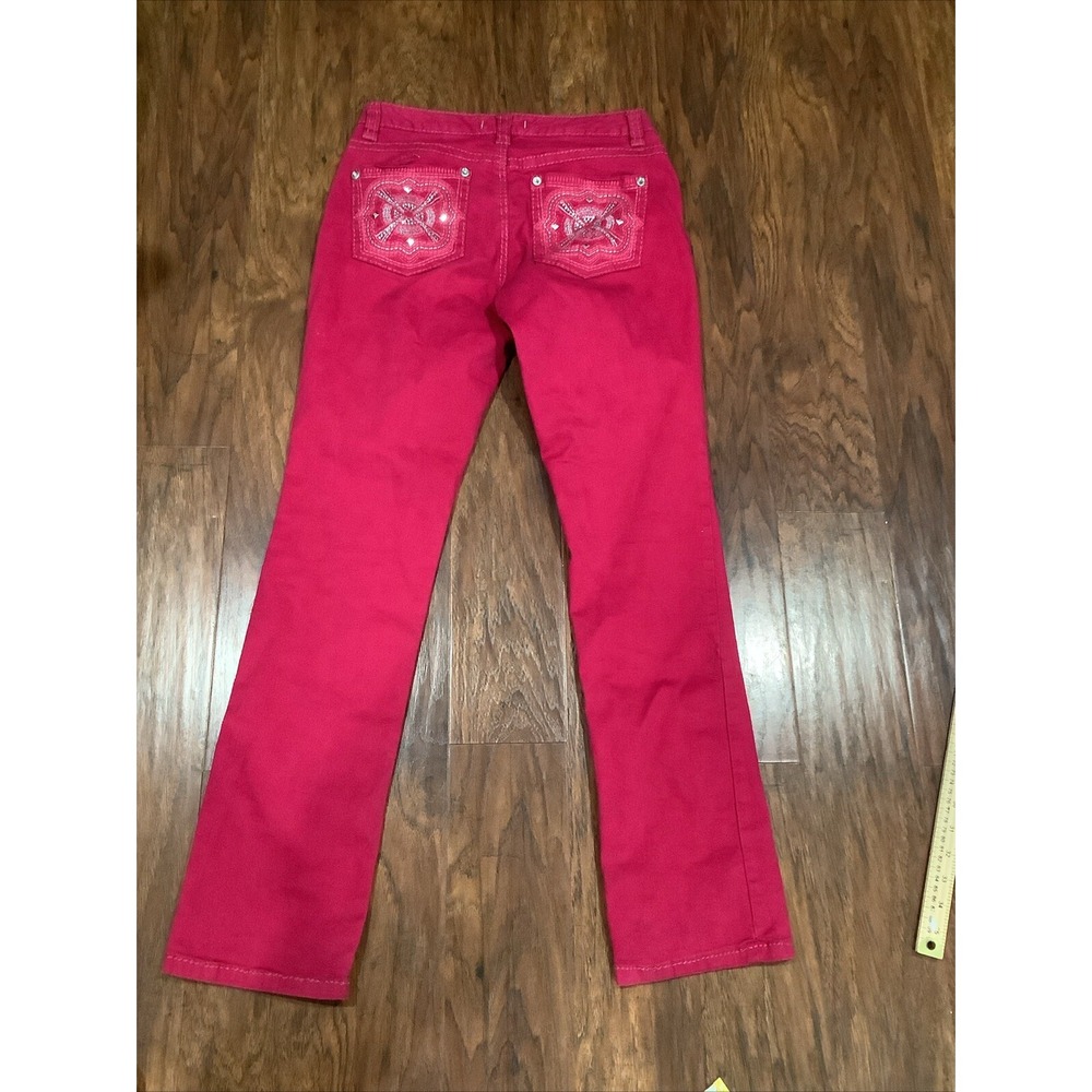 Nine West Vintage America Pink Womens Size 6/28 Stretch Straight Jean - Picture 5 of 7